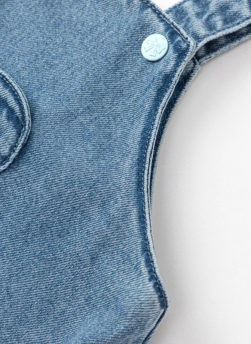 Balabala denim blue Toddler Girls Denim one-piece dress for Women | Best Price UAE